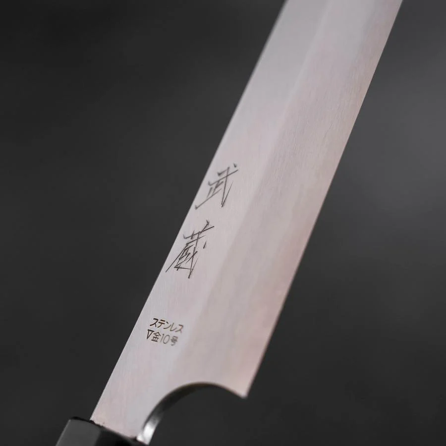 Yanagi Kiritsuke VG-10 Kasumi Büffelhorn und Ebenholz Griff 250mm - Image 3