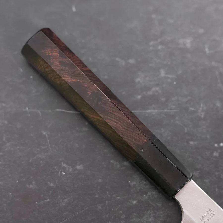 Yanagi Kiritsuke VG-10 Kasumi Büffelhorn und Ebenholz Griff 250mm - Image 6