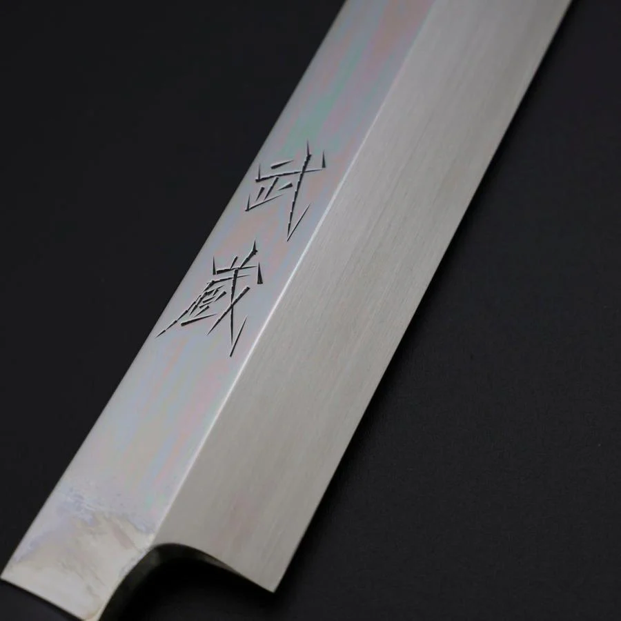 Yanagi Kiritsuke VG-10 Kagami Büffelhorn und Ebenholz Griff 270mm - Image 3