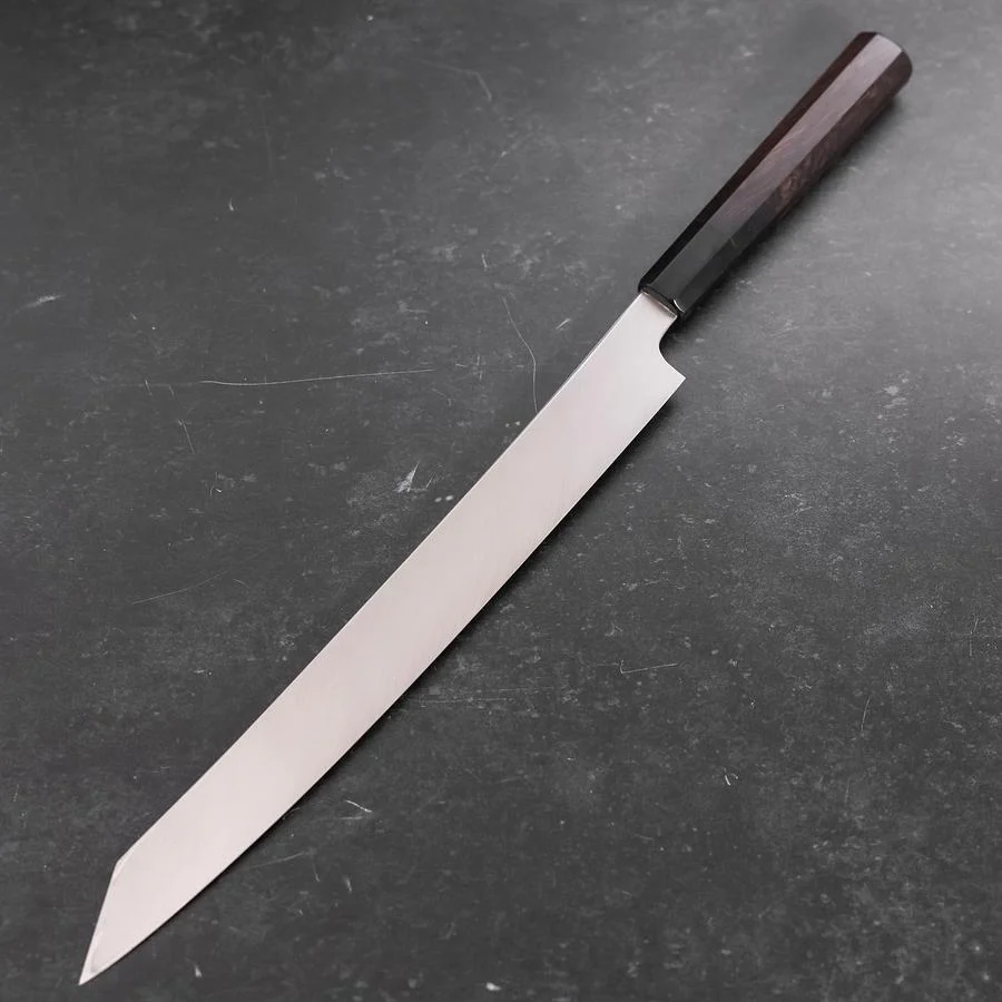 Yanagi Kiritsuke VG-10 Kagami Büffelhorn und Ebenholz Griff 300mm - Image 2