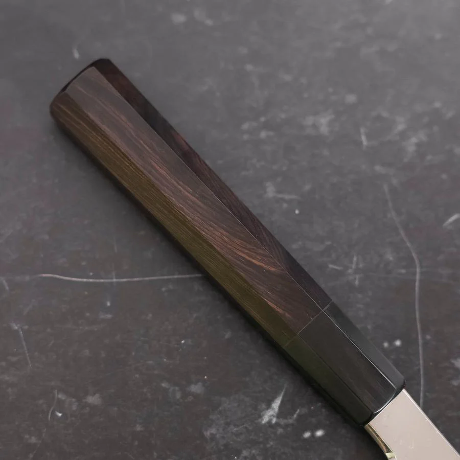 Yanagi Kiritsuke VG-10 Kagami Büffelhorn und Ebenholz Griff 300mm - Image 6