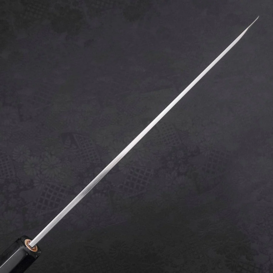 Yanagi Kiritsuke White Steel #2 Kasumi Büffelhorn und Magnolienholz Griff 240mm - Image 5