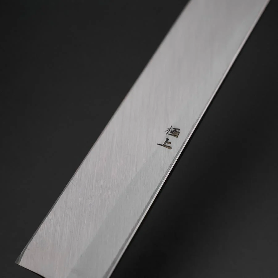 Yanagi Kiritsuke White Steel #2 Kasumi Yaki Urushi Griff 290mm - Image 3