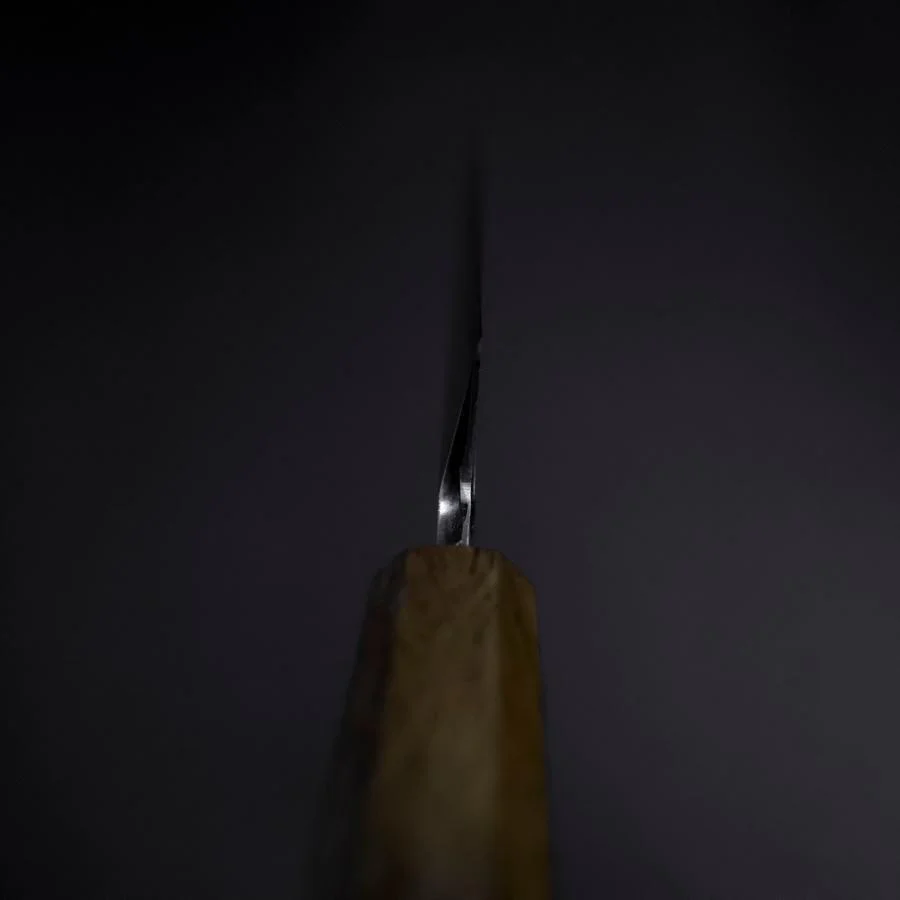 Yanagi Kiritsuke White Steel #2 Kasumi Yaki Urushi Griff 290mm - Image 4