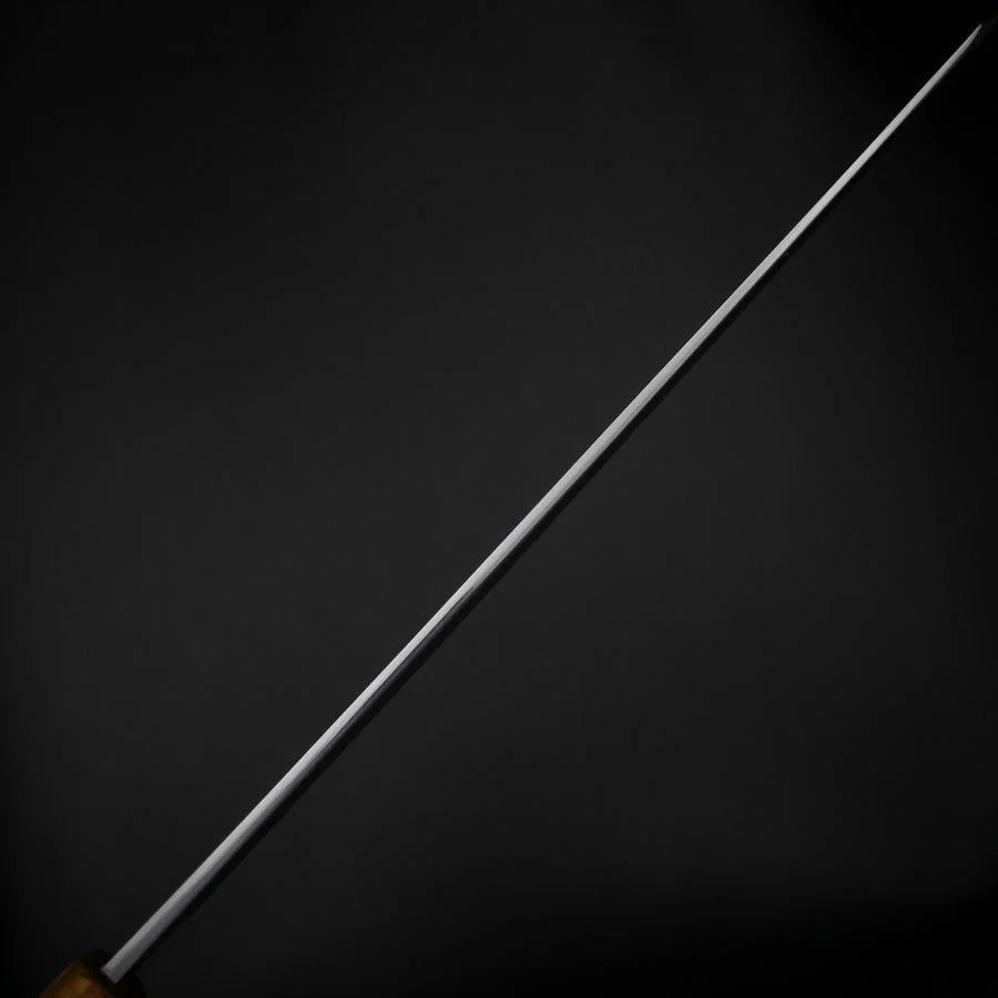 Yanagi Kiritsuke White Steel #2 Kasumi Yaki Urushi Griff 320mm - Image 5