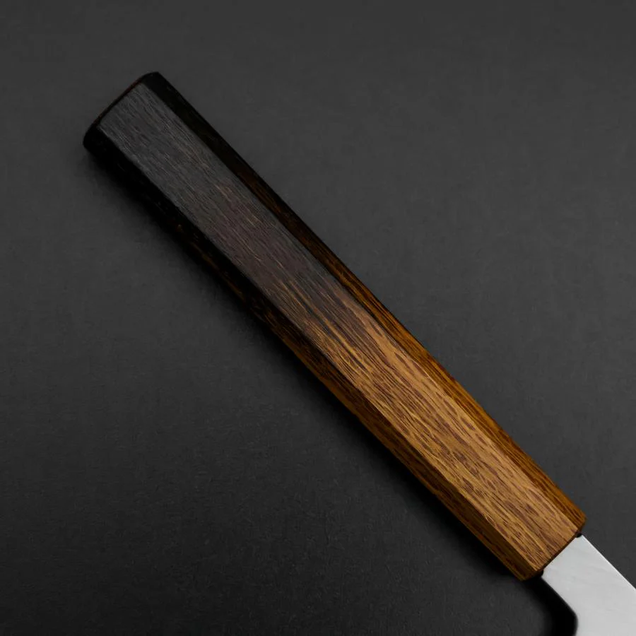 Yanagi Kiritsuke White Steel #2 Kasumi Yaki Urushi Griff 320mm - Image 6