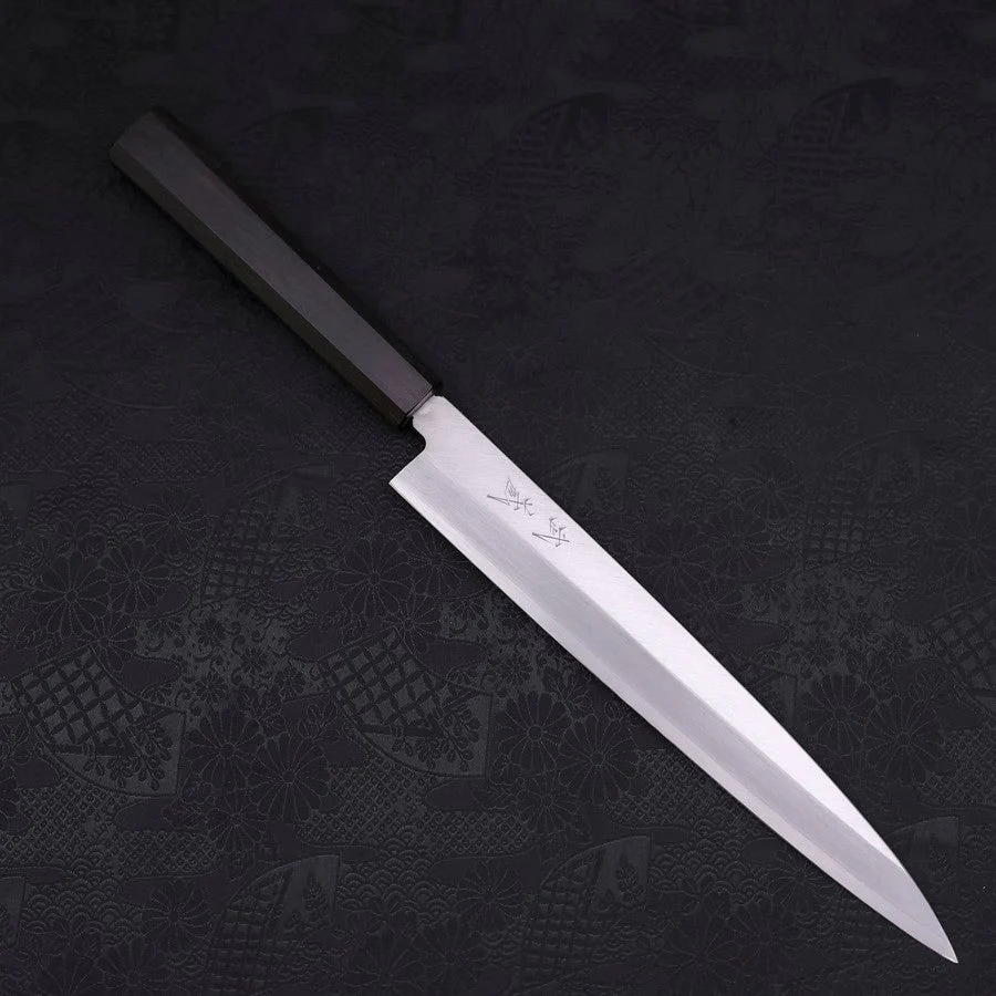 Yanagiba AUS-10 Poliert Ebenholz Griff 240mm