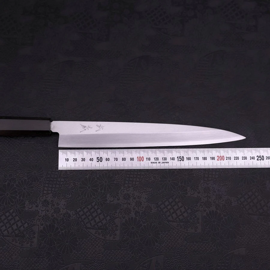 Yanagiba AUS-10 Poliert Ebenholz Griff 240mm - Image 7