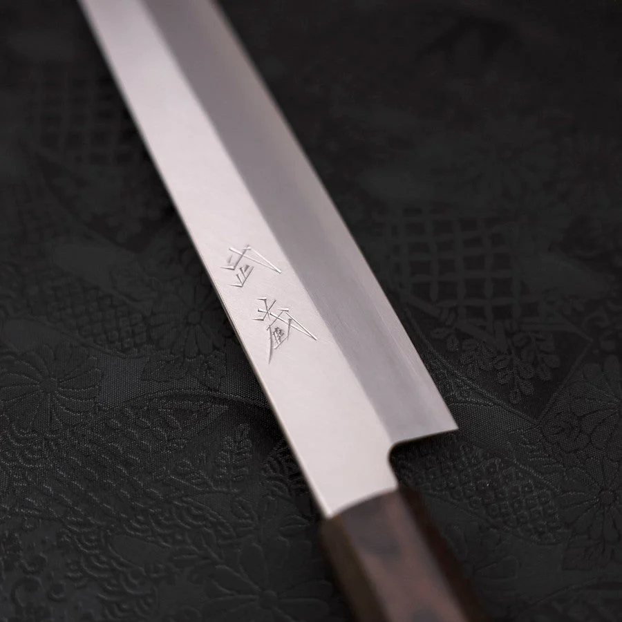 Yanagiba AUS-10 Poliert Ebenholz Griff 270mm - Image 3
