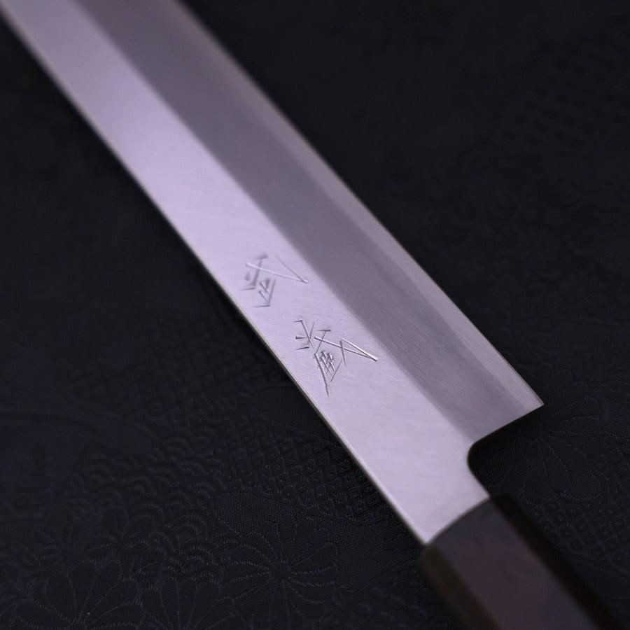 Yanagiba AUS-10 Poliert Ebenholz Griff 300mm - Image 3