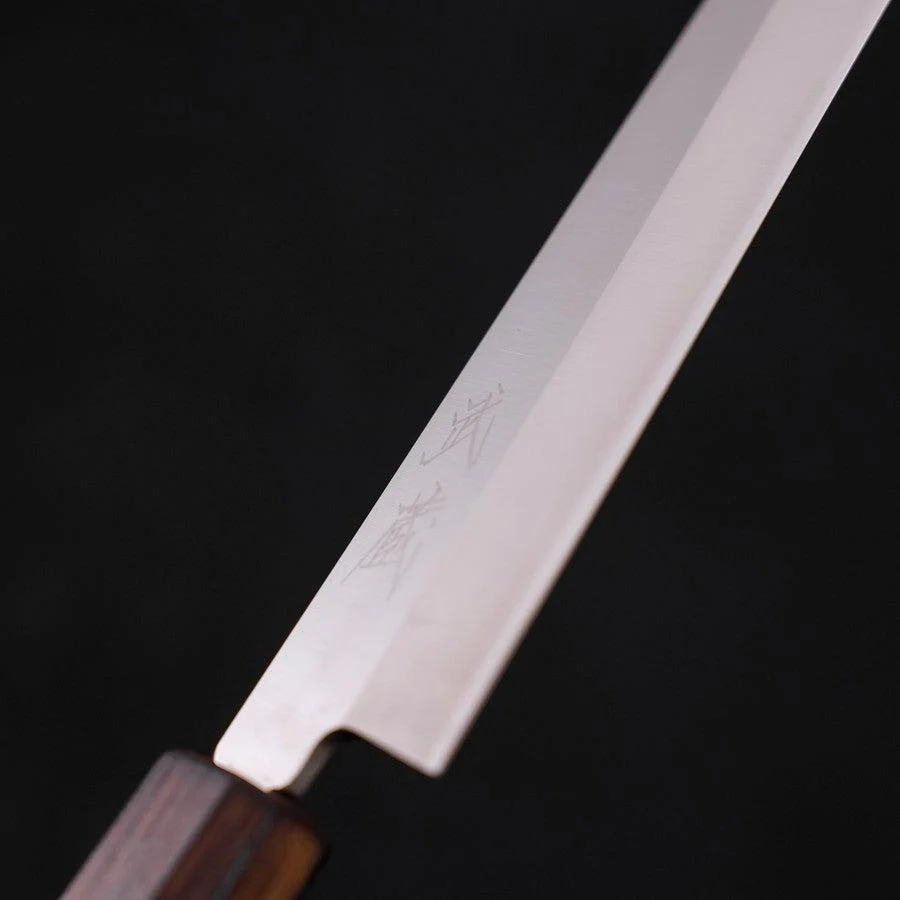 Yanagiba AUS-8 Poliert Sumi Urushi Griff 210mm - Image 3