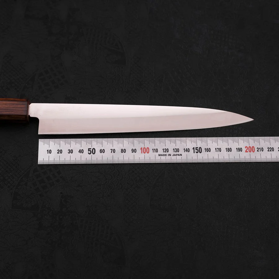 Yanagiba AUS-8 Poliert Sumi Urushi Griff 210mm - Image 7