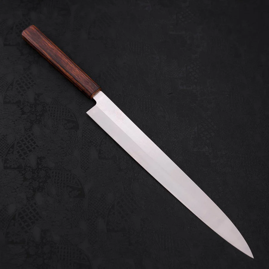 Yanagiba AUS-8 Poliert Sumi Urushi Griff 300mm