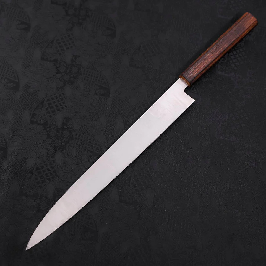 Yanagiba AUS-8 Poliert Sumi Urushi Griff 300mm - Image 2
