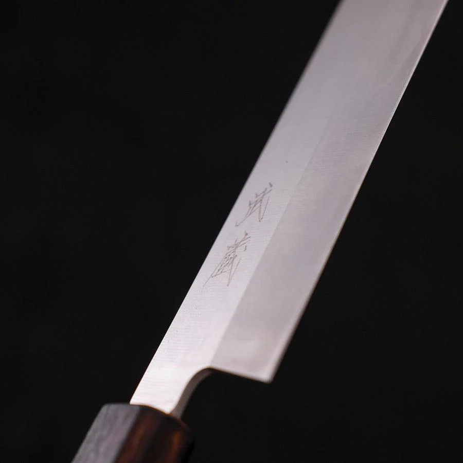 Yanagiba AUS-8 Poliert Sumi Urushi Griff 300mm - Image 3