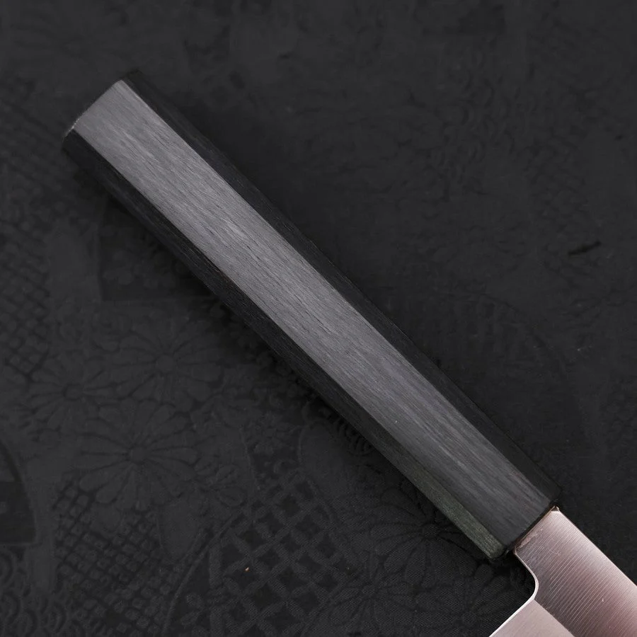 Yanagiba AUS-8 Poliert Dunkelblauer Urushi Griff 240mm - Image 6