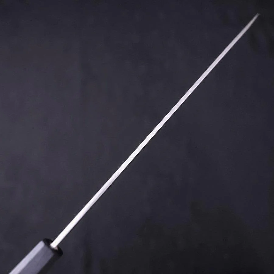 Yanagiba AUS-8 Poliert Dunkelblauer Urushi Griff 270mm - Image 5