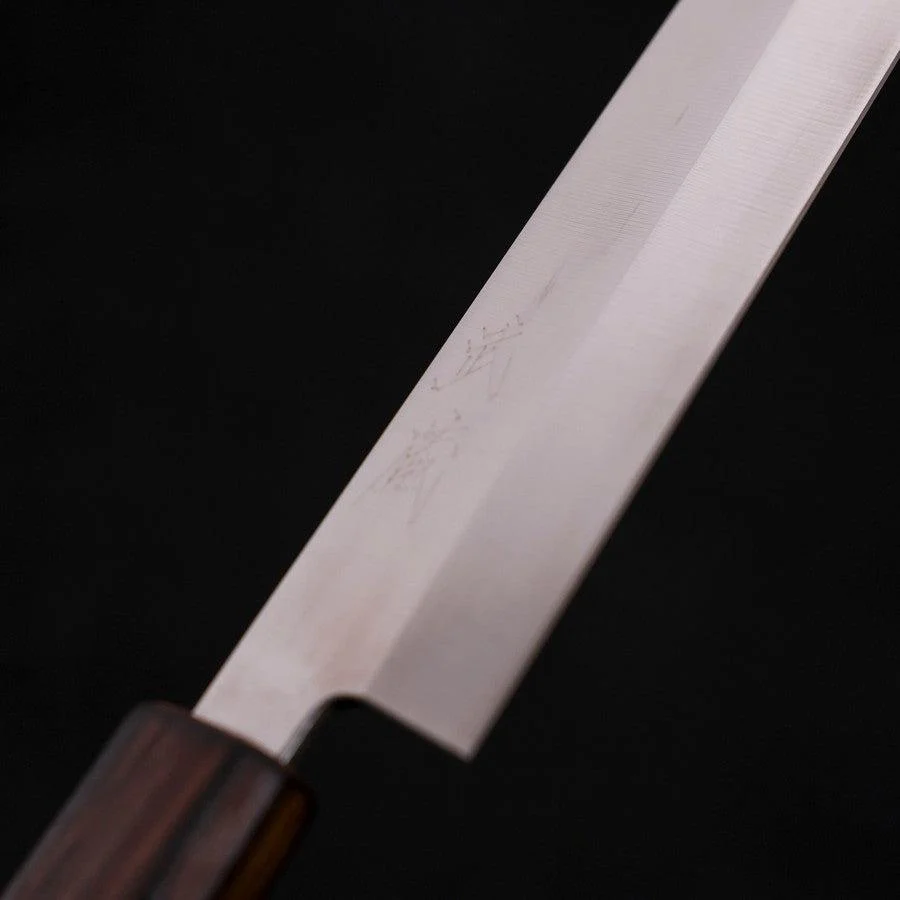 Yanagiba AUS-8 Poliert Sumi Urushi Griff 240mm - Image 3