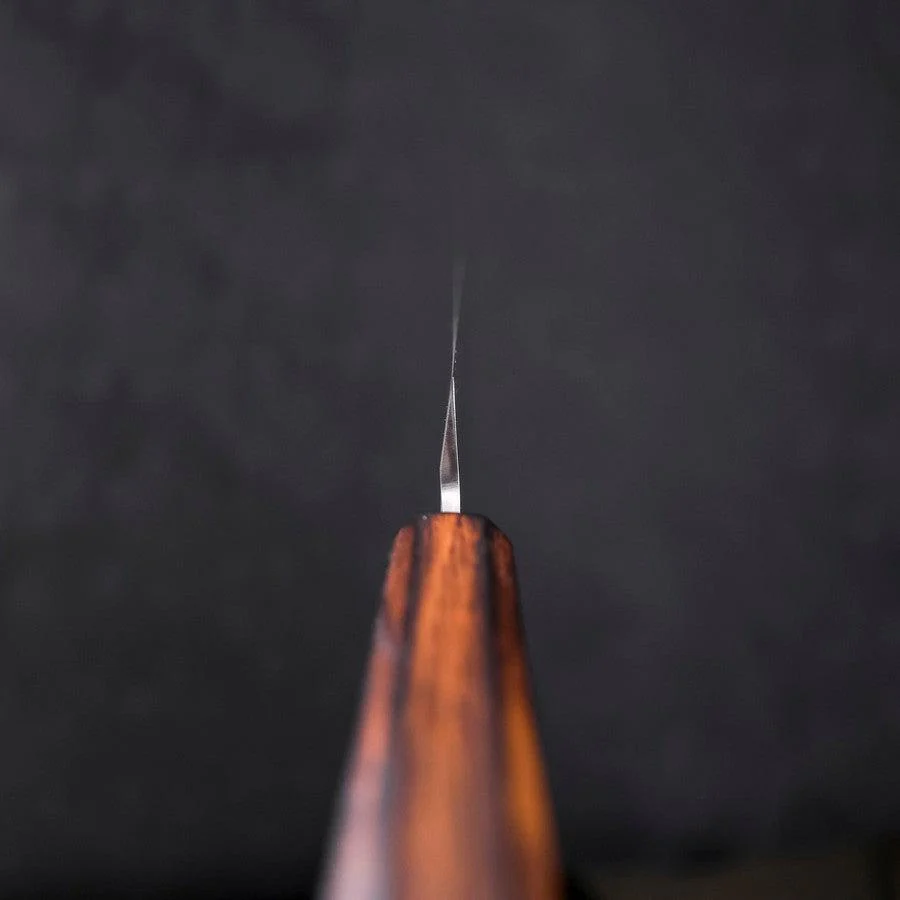 Yanagiba AUS-8 Poliert Sumi Urushi Griff 240mm - Image 4
