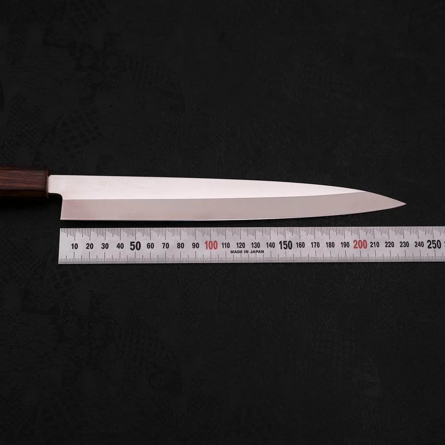 Yanagiba AUS-8 Poliert Sumi Urushi Griff 240mm - Image 7