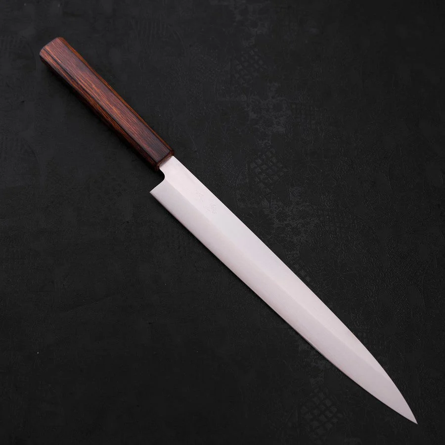 Yanagiba AUS-8 Poliert Sumi Urushi Griff 270mm