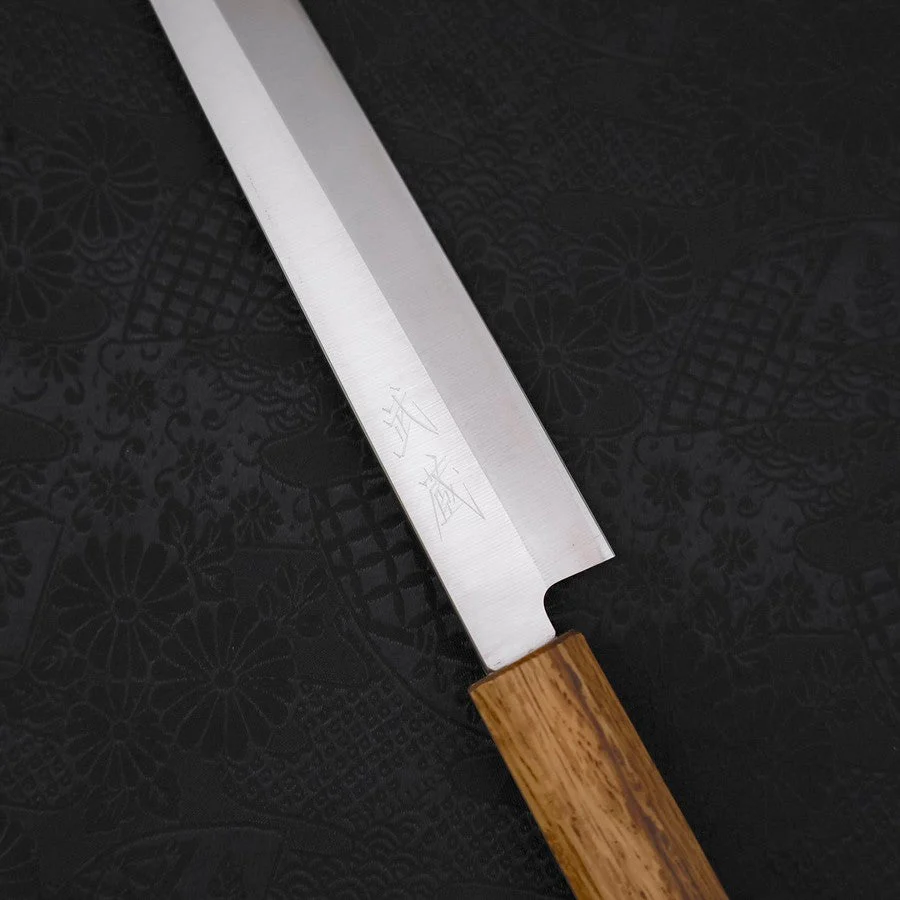 Yanagiba AUS-8 Poliert Yaki Urushi Griff 210mm - Image 3