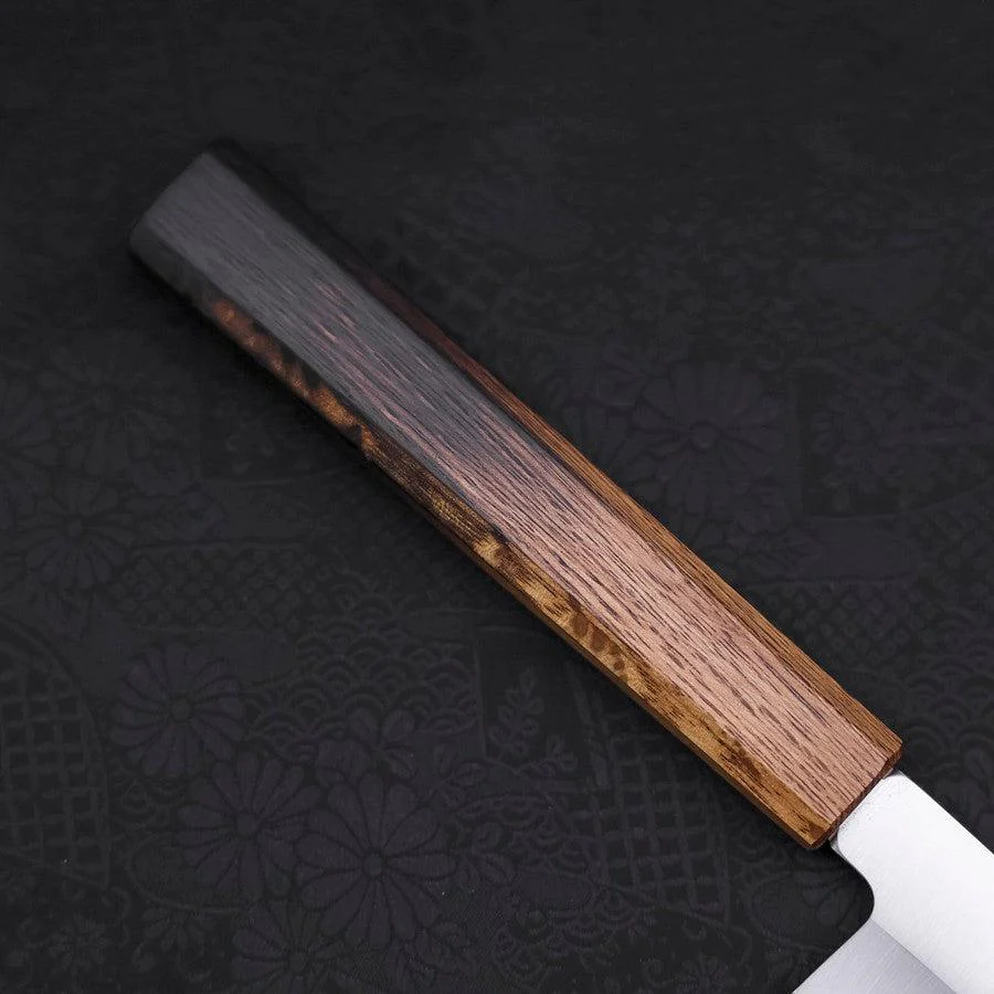 Yanagiba AUS-8 Poliert Yaki Urushi Griff 300mm - Image 6