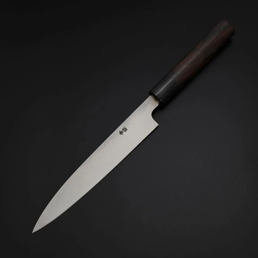 Yanagiba Blue Steel #2 Damast Rosenholz Griff 180mm - Image 2