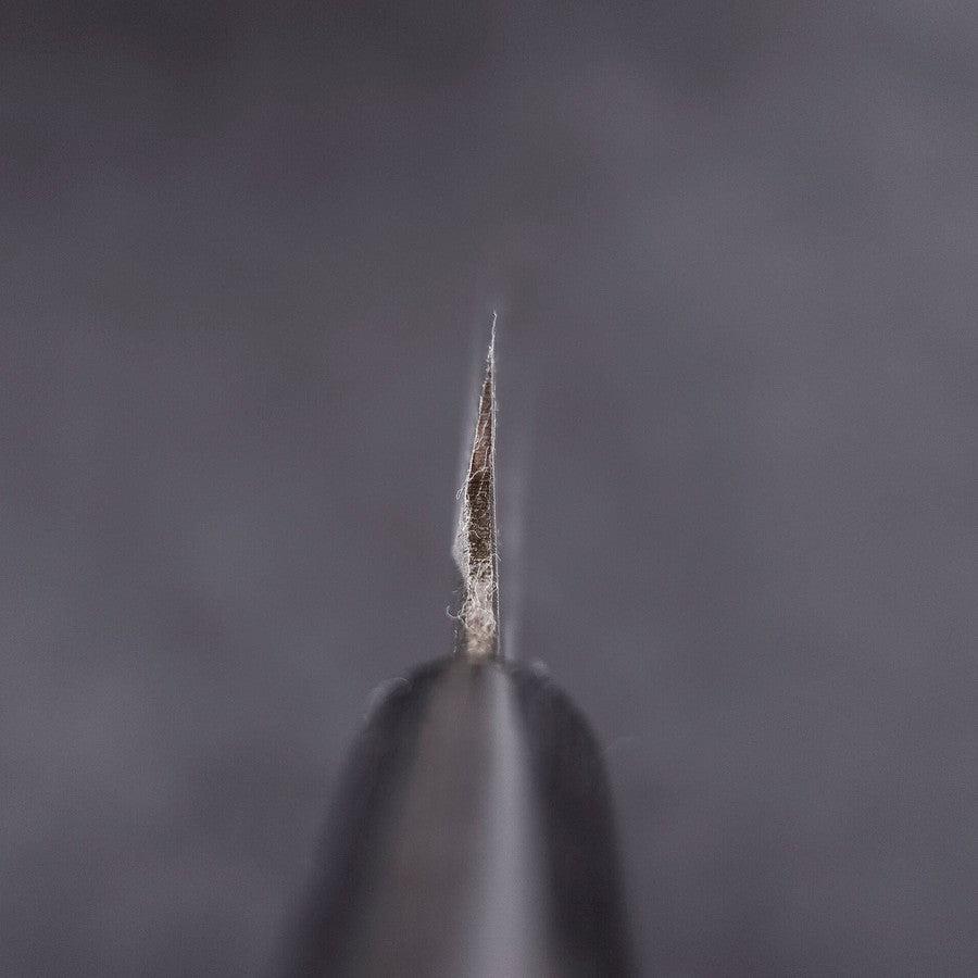 Yanagiba Blue Steel #2 Damast Rosenholz Griff 240mm - Image 4