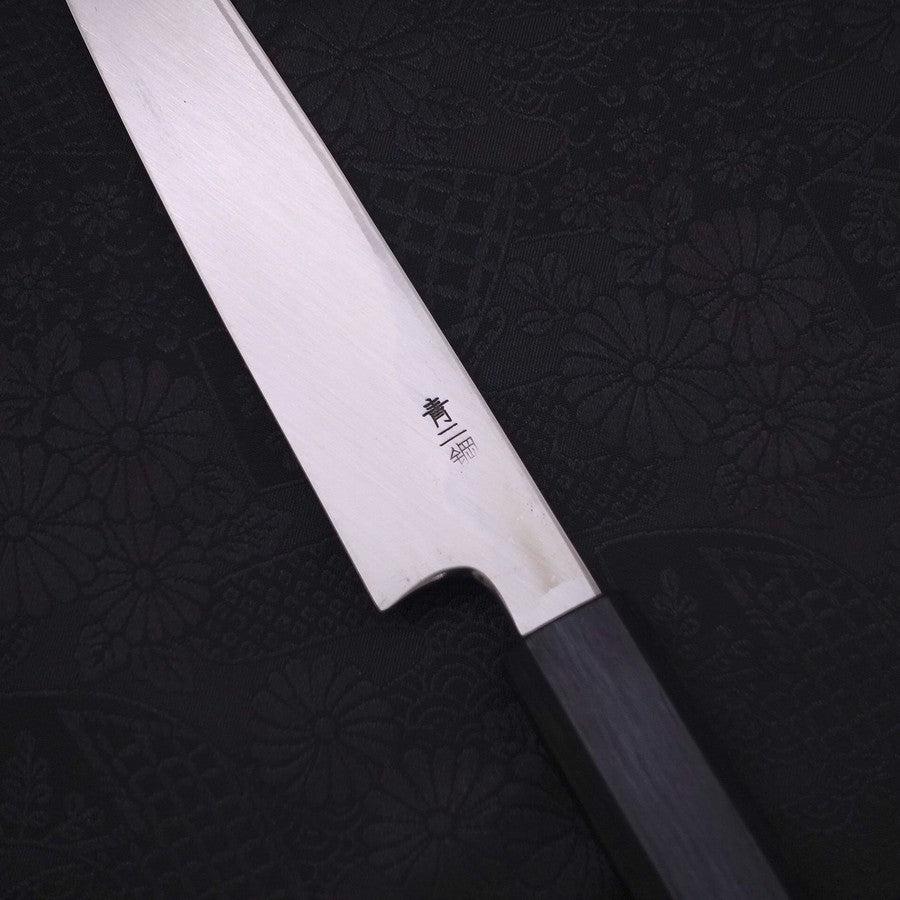 Yanagiba Blue Steel #2 Kasumi Dunkelblauer Urushi Griff 180mm - Image 3