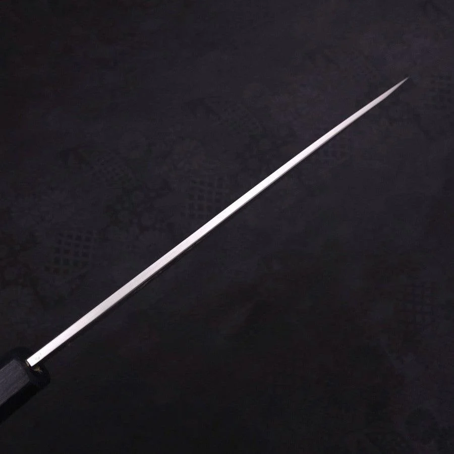 Yanagiba Blue Steel #2 Kasumi Dunkelblauer Urushi Griff 180mm - Image 5