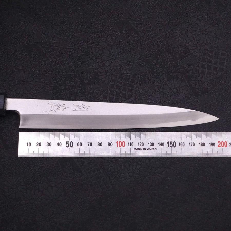 Yanagiba Blue Steel #2 Kasumi Dunkelblauer Urushi Griff 210mm - Image 7