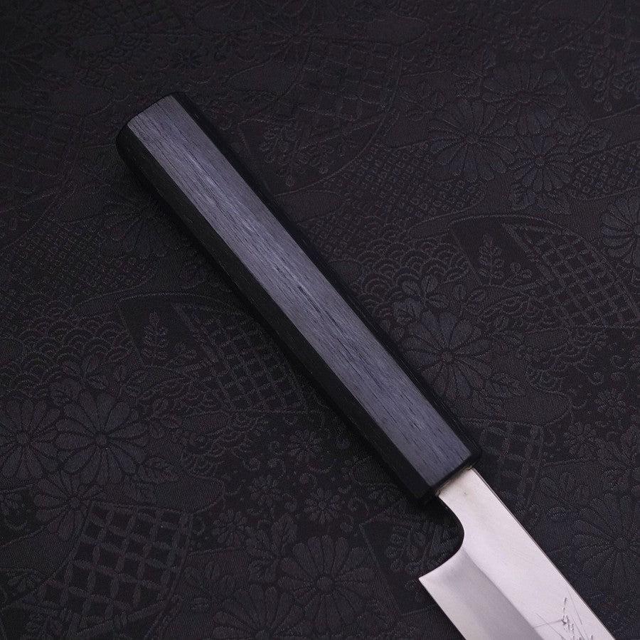 Yanagiba Blue Steel #2 Kasumi Dunkelblauer Urushi Griff 240mm - Image 5