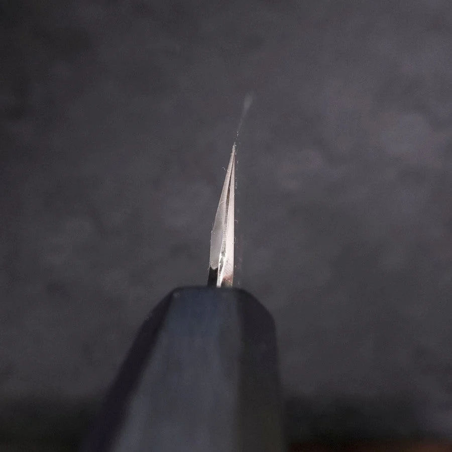 Yanagiba Blue Steel #2 Kasumi Dunkelblauer Urushi Griff 270mm - Image 4