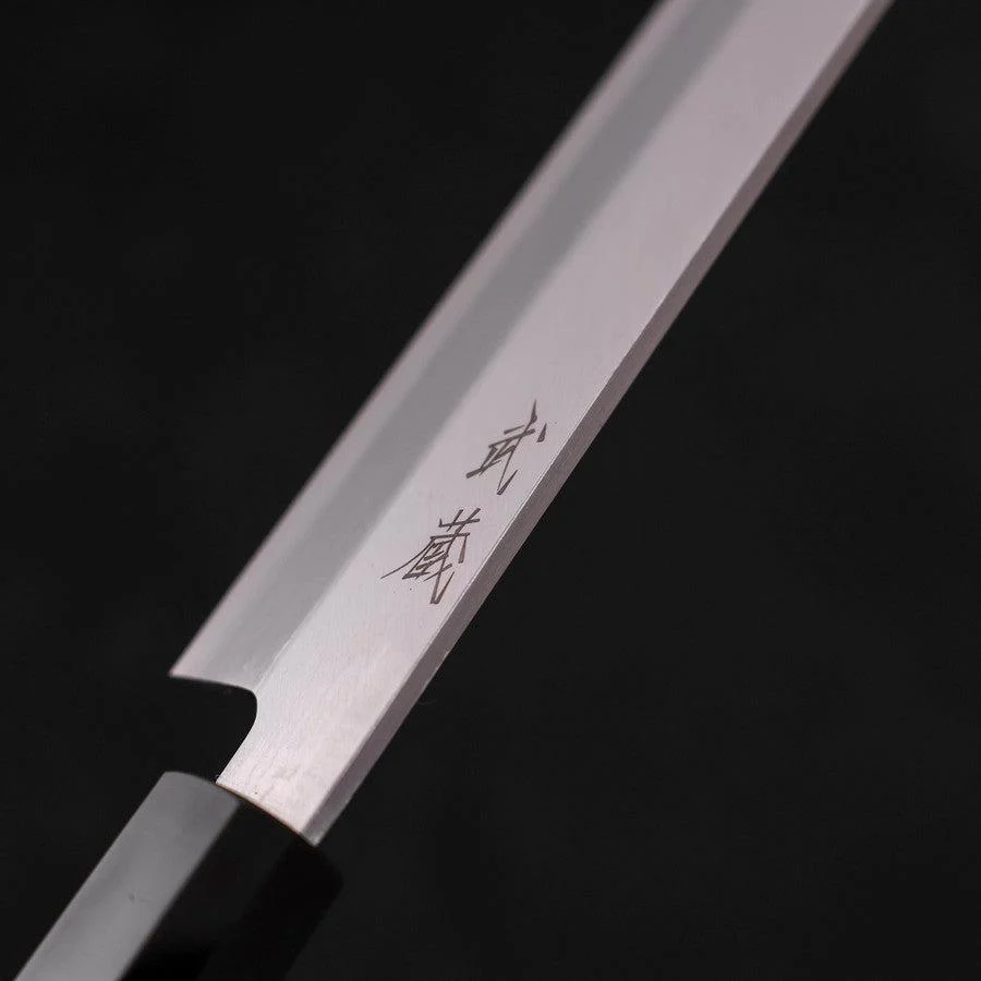 Yanagiba AUS-10 Linkshand Poliert Büffelhorn und Wenge Griff 290mm - Image 3