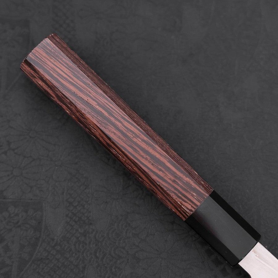 Yanagiba AUS-10 Linkshand Poliert Büffelhorn und Wenge Griff 290mm - Image 6