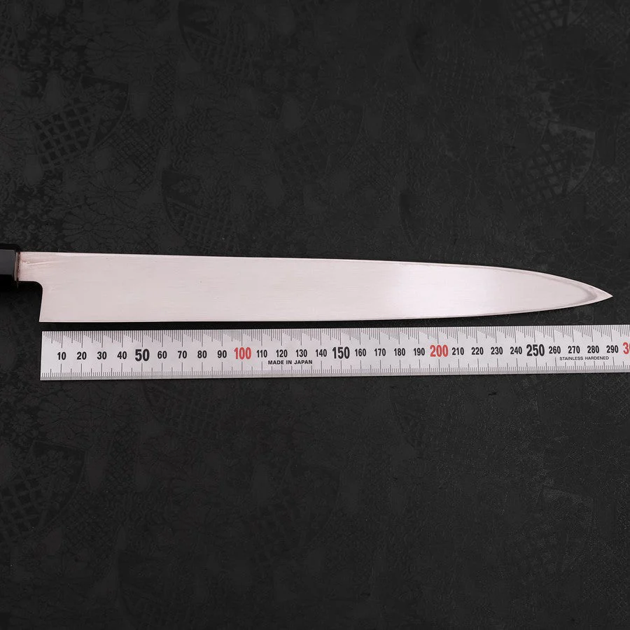 Yanagiba AUS-10 Linkshand Poliert Büffelhorn und Wenge Griff 290mm - Image 7