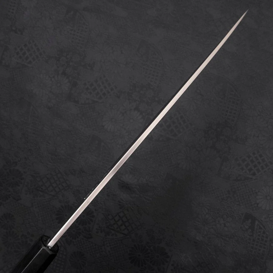 Yanagiba (Linkshand) Silver Steel #3 Kasumi Büffelhorn und Ebenholz Griff 240mm - Image 5