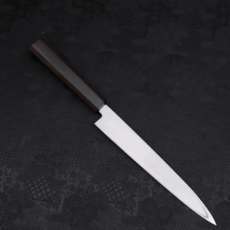 Yanagiba (Linkshand) AUS-10 Kasumi Büffelhorn und Magnolienholz Griff 210mm - Image 2