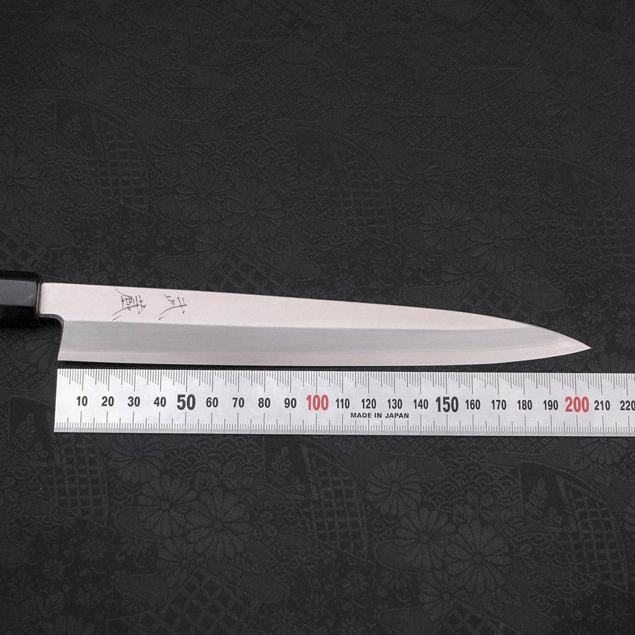 Yanagiba Silver Steel #3 Kasumi Büffelhorn und Ebenholz Griff 210mm - Image 7