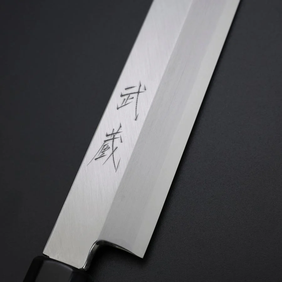 Yanagiba Silver Steel #3 Kasumi Büffelhorn und Ebenholz Griff 300mm - Image 3