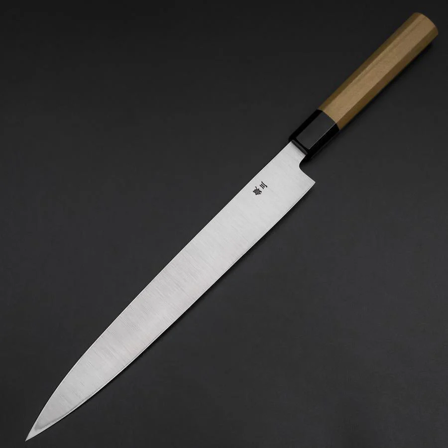 Yanagiba Silver Steel #3 Kasumi Büffelhorn und Magnolienholz Griff 270mm - Image 2