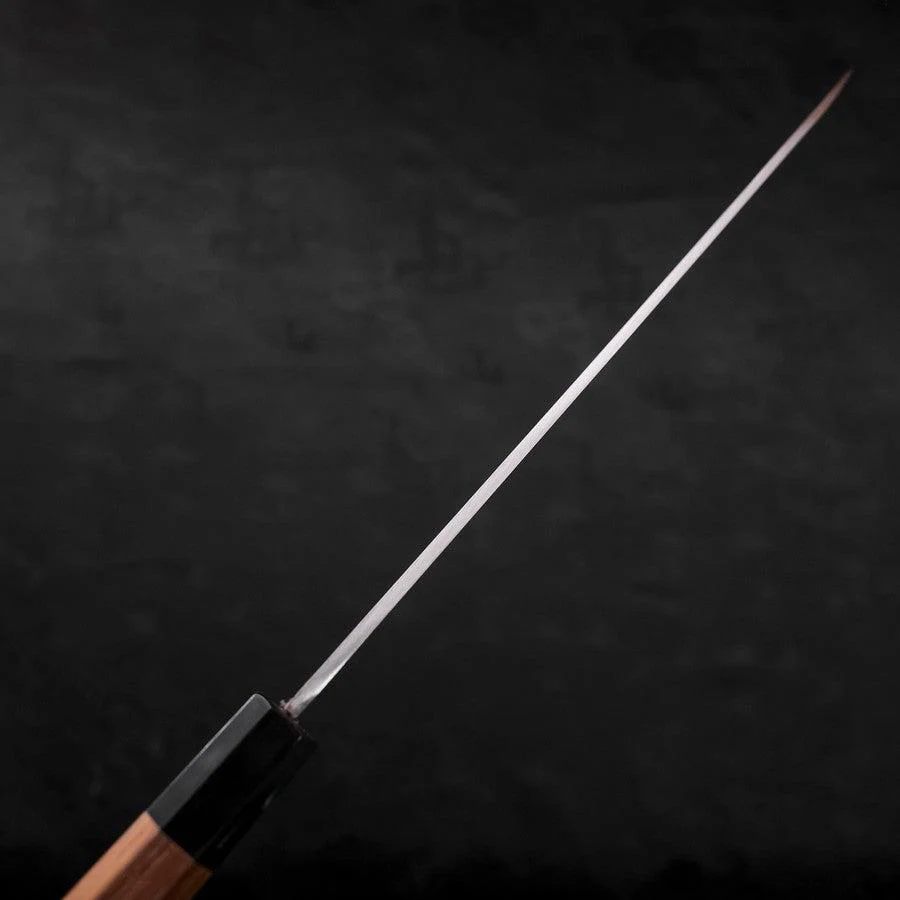 Yanagiba Silver Steel #3 Kasumi Büffelhorn und Teakholz Griff 270mm - Image 5