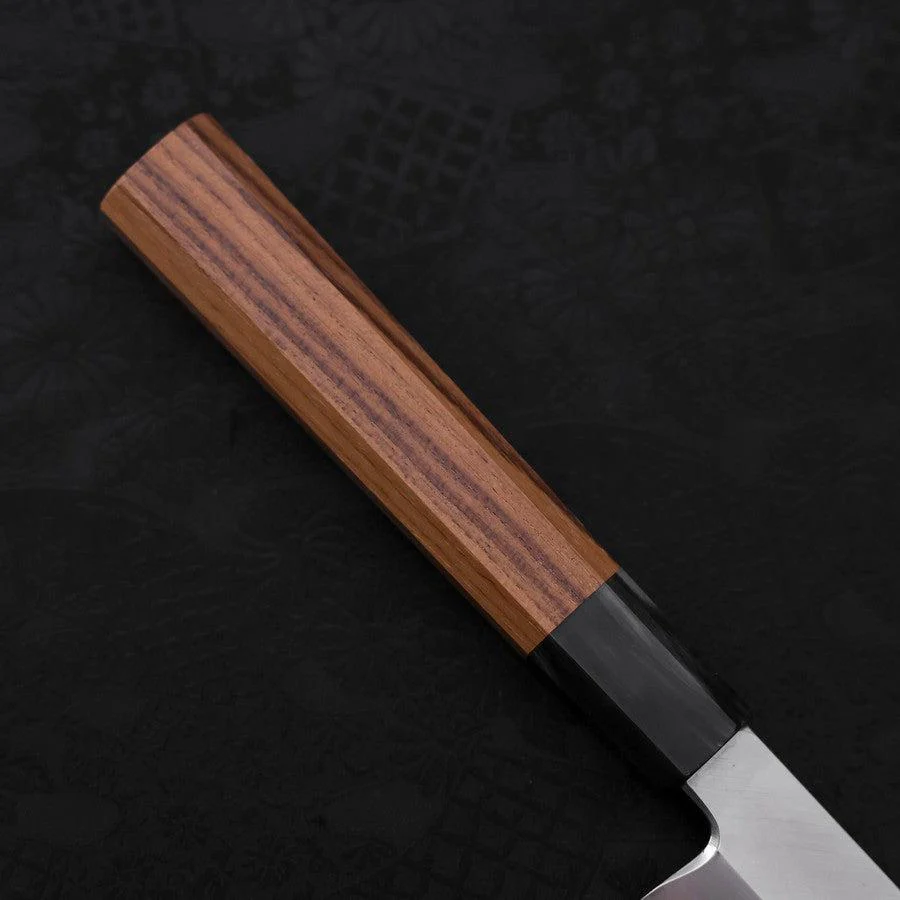 Yanagiba Silver Steel #3 Kasumi Büffelhorn und Teakholz Griff 270mm - Image 6