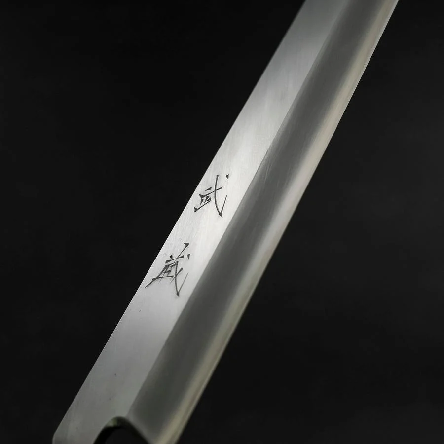 Yanagiba Silver Steel #3 Kasumi Büffelhorn und Ebenholz Griff 300mm - Image 3