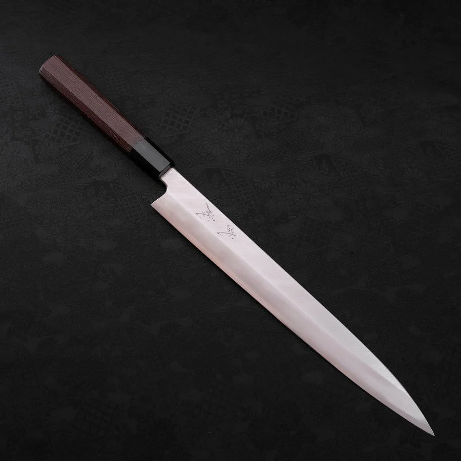 Yanagiba Silver Steel #3 Kasumi Büffelhorn und Wenge Griff 300mm