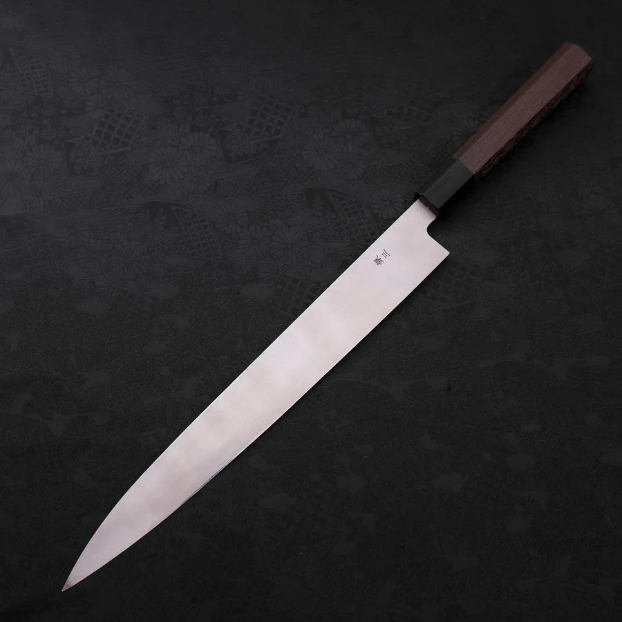 Yanagiba Silver Steel #3 Kasumi Büffelhorn und Wenge Griff 300mm - Image 2