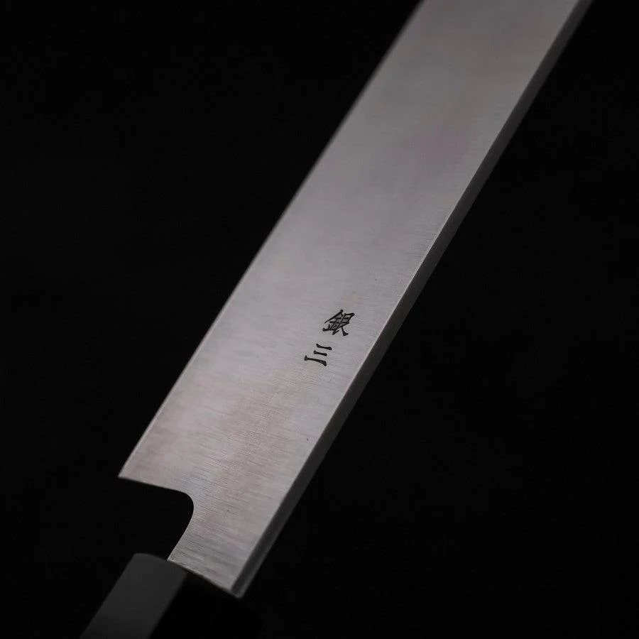 Yanagiba Silver Steel #3 Kasumi Büffelhorn und Wenge Griff 300mm - Image 3
