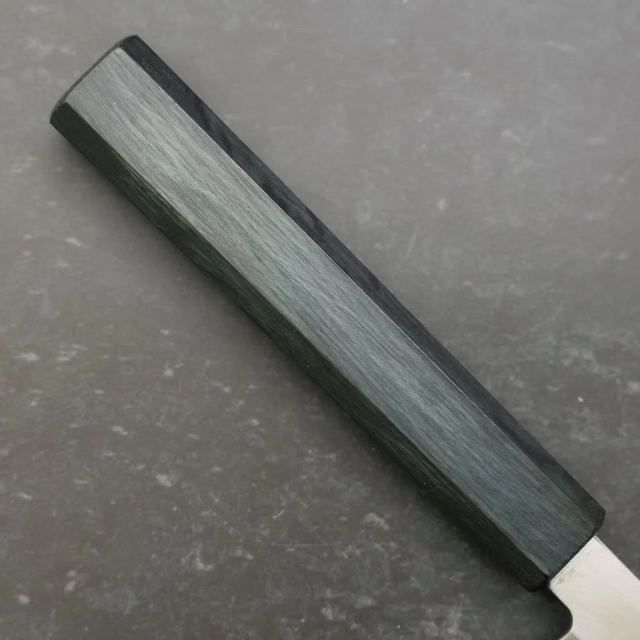 Yanagiba Silver Steel #3 Kasumi Urushi Griff In Dunkelblau 240mm - Image 6