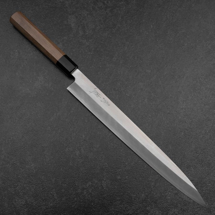 Yanagiba Silver Steel #3 Kasumi Walnussholz Griff 300mm